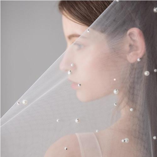 Roycebridal Ivory Tulle Wedding Veils
