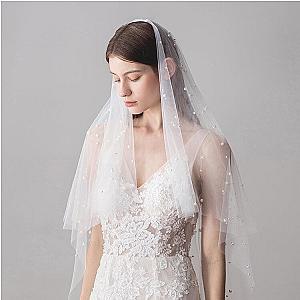 Roycebridal Ivory Tulle Wedding Veils