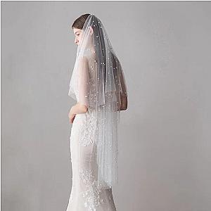 Roycebridal Ivory Tulle Wedding Veils