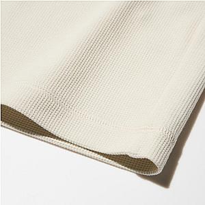 DRY WAFFLE HENLEY NECK T-SHIRT SHORT SLEEVE